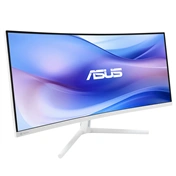 Asus VU34WCIP-W monitor 34" WQHD ívelt 1500R 100Hz, Eye Care Plus, levegő ionizáló, USB-C PD 65W