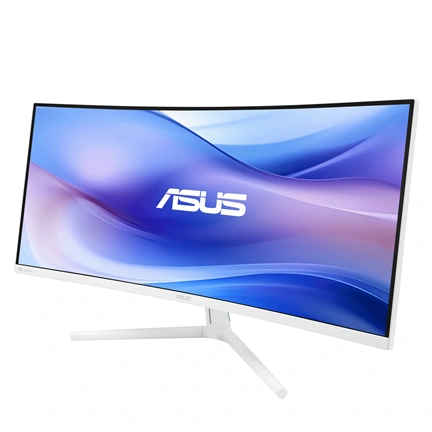 Asus VU34WCIP-W monitor 34" WQHD ívelt 1500R 100Hz, Eye Care Plus, levegő ionizáló, USB-C PD 65W