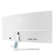 Asus VU34WCIP-W monitor 34" WQHD ívelt 1500R 100Hz, Eye Care Plus, levegő ionizáló, USB-C PD 65W