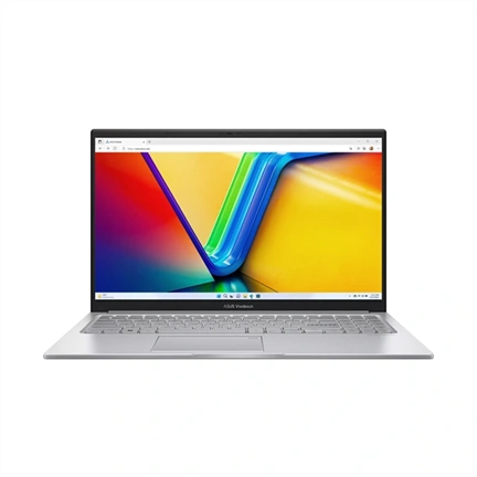 Asus Vivobook 15 (X1504) notebook 15,6" FHD, Intel Core 5 120U, 16GB, 512GB SSD, Windows 11 Home, hűvös ezüst