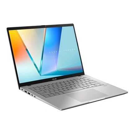 Asus Vivobook S14 (M3407) notebook 14" WUXGA OLED, AMD Ryzen AI 7 445, 16GB, 1TB SSD, nincs OS, hűvös ezüst