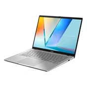 Asus Vivobook S14 (M3407) notebook 14" WUXGA OLED, AMD Ryzen AI 7 445, 16GB, 1TB SSD, nincs OS, hűvös ezüst