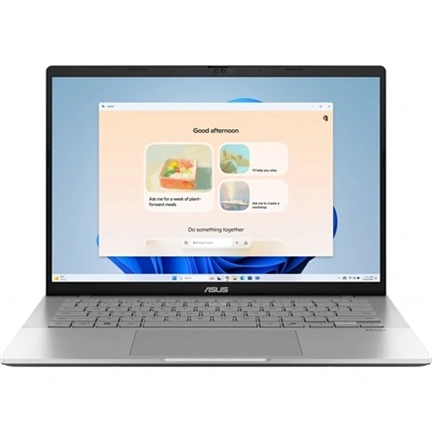 Asus Vivobook S14 (M3407) notebook 14" WUXGA OLED, AMD Ryzen AI 7 445, 16GB, 512GB SSD, Windows 11 Home, hűvös ezüst