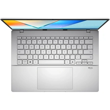 Asus Vivobook S14 (M3407) notebook 14" WUXGA OLED, AMD Ryzen AI 7 445, 16GB, 512GB SSD, Windows 11 Home, hűvös ezüst