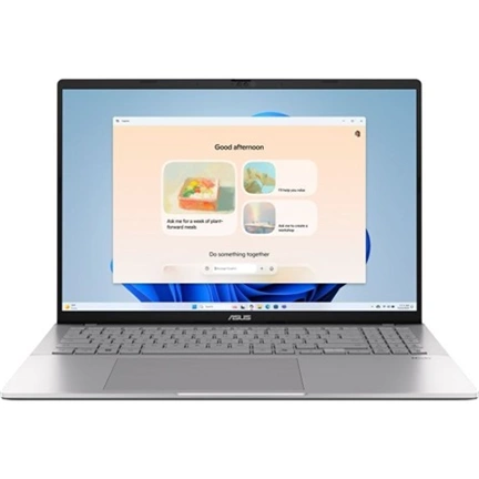 Asus Vivobook S16 M3607HA notebook 16" WUXGA 144Hz, AMD Ryzen 5 220, 16GB, 1TB SSD, nincs OS, hűvös ezüst