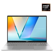 Asus Vivobook S16 M3607KA notebook 16" WUXGA OLED, AMD Ryzen AI 5 330, 16GB, 512GB SSD, nincs OS, hűvös ezüst