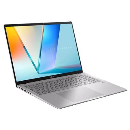 Asus Vivobook S16 M3607KA notebook 16" WUXGA OLED, AMD Ryzen AI 5 330, 16GB, 512GB SSD, nincs OS, hűvös ezüst