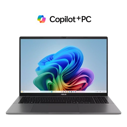 Asus Vivobook S16 (M3607) notebook 16" WUXGA OLED, AMD Ryzen AI 7 445, 16GB, 1TB SSD, Windows 11 Home, matt szürke