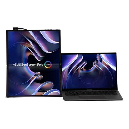 Asus ZenScreen Fold OLED MQ17QH hordozható összecsukható monitor 17,3" QHD