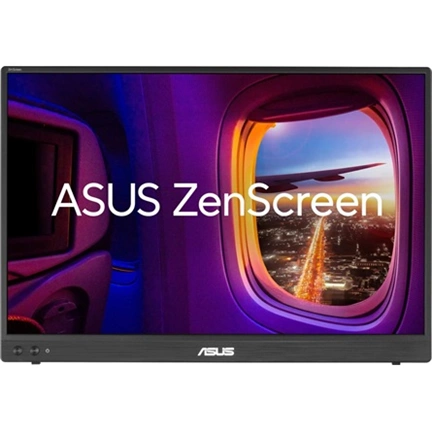 Asus ZenScreen MB16FC hordozható monitor 16", WUXGA, IPS, automatikus elfordítás, kitámasztó, USB Type-C, mini-HDMI