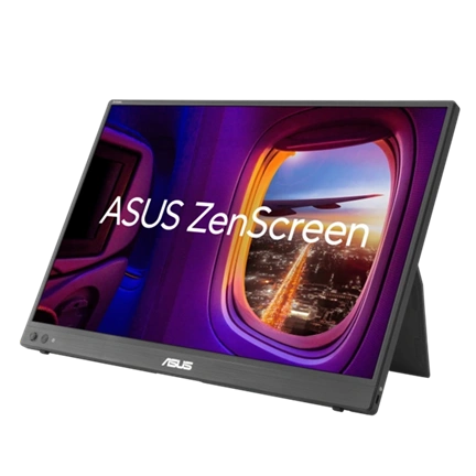 Asus ZenScreen MB16NCG hordozható monitor 16", WQXGA, 155Hz, automatikus elfordítás, kitámasztó, USB Type-C, mini-HDMI