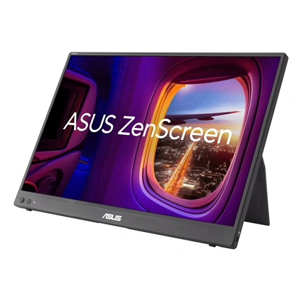 Asus ZenScreen MB16NCG hordozható monitor 16", WQXGA, 155Hz, automatikus elfordítás, kitámasztó, USB Type-C, mini-HDMI