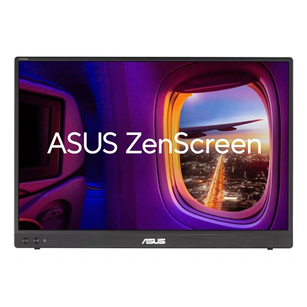 Asus ZenScreen MB16NCG hordozható monitor 16", WQXGA, 155Hz, automatikus elfordítás, kitámasztó, USB Type-C, mini-HDMI