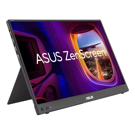 Asus ZenScreen MB16NCG hordozható monitor 16", WQXGA, 155Hz, automatikus elfordítás, kitámasztó, USB Type-C, mini-HDMI