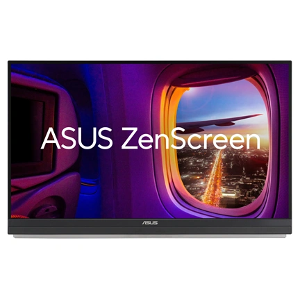 Asus ZenScreen MB27ACF monitor - 27" QHD IPS 100Hz, fogantyúval szállítható, kitámasztó, 2.1 hangzás, USB-C PD 70W
