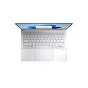 Asus Zenbook 14 OLED UX3405 notebook, Intel Core Ultra 5 225H, 16GB LPDDR5X, 1TB SSD, nincs OS, Foggy Silver