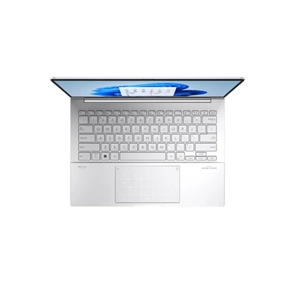 Asus Zenbook 14 OLED UX3405 notebook, Intel Core Ultra 7 255H, 16GB LPDDR5X, 1TB SSD, nincs OS, Foggy Silver