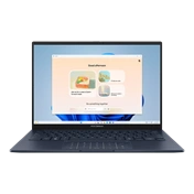 Asus Zenbook 14 OLED UX3405 notebook, Intel Core Ultra 7 255H, 16GB LPDDR5X, 512GB SSD, nincs OS és töltő, Foggy Silver