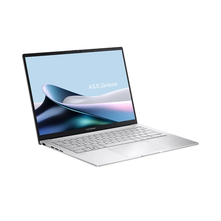 Asus Zenbook 14 OLED UX3405 notebook, Intel Core Ultra 9 285H, 16GB LPDDR5X, 1TB SSD, Windows 11 Home, Foggy Silver Asus Zenbook 14 OLED UX3405 notebook, Intel Core Ultra 9 285H, 16GB LPDDR5X, 1TB SSD, Windows 11 Home, Foggy Silver