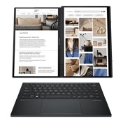 Asus Zenbook Duo UX8406 (2025) notebook 14" 3K 120Hz OLED, ICU7 255H, 32GB LPDDR5X, 1TB SSD, Win11Home, Inkwell Gray