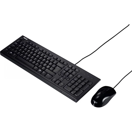 BILL ASUS U2000 Billentyűzet+Egér - Fekete - HU