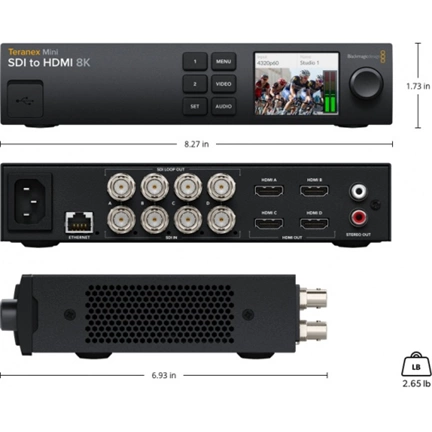 BLACKMAGIC DESIGN Teranex Mini - SDI to HDMI 8K