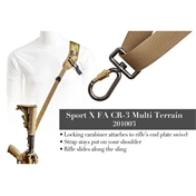 BLACKRAPID Sport X FA Multi-Terrain Rifle Sling with Swivel Locking Carabiner (Single Point) BLACKRAPID Sport X FA Multi-Terrain Rifle Sling with Swivel Locking Carabiner (Single Point)