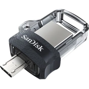 BONTOTT SANDISK MOBIL MEMÓRIA "DUAL DRIVE" m3.0, 128GB, 150MB/s