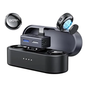 BOYA BOYALINK V3-02 2.4GHz Univerzális vezetéknélküli szett (1+2)  USB-C + 3.5mm TRS