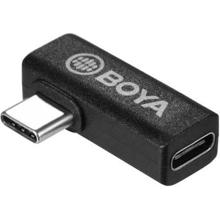 BOYA BY-K5 Female TYPE-C to Male TYPE-C 90 fokos adapter