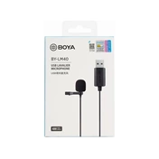 BOYA BY-LM40 USB csiptethető mikrofon