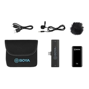 Boya BY-XM6-S5 vezeték nélküli szett 1+1 fekete