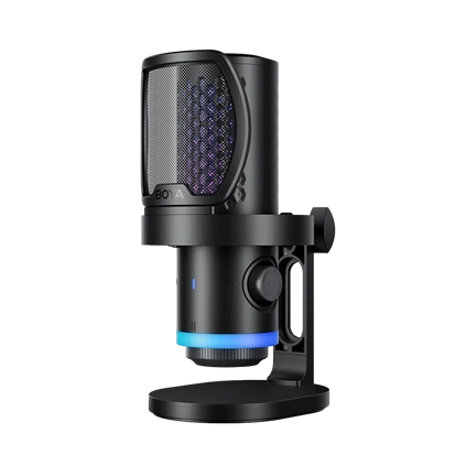 BOYA CASTMIC G40 - Kettős membrános, többirányú asztali broadcast mikrofon