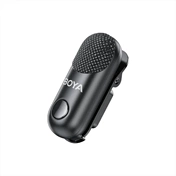 BOYA Magic - 2 vevő + 2 adó + 1 töltőtok + 1 többfunkciós tárolótáska, Type-C, 3,5 mm-es kamera-vevő, fekete