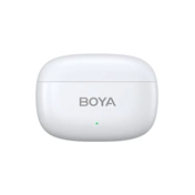 BOYA Mini - Ultrakompakt vezeték nélküli mikrofon 2 adó + 2 vevő (USB-C + Lightning csatlakozó) + 1 töltőtok. Fehér BOYA Mini - Ultrakompakt vezeték nélküli mikrofon 2 adó + 2 vevő (USB-C + Lightning csatlakozó) + 1 töltőtok. Fehér