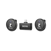 BOYA Omic-D 2.4GHz Ultrakompakt vezetéknélküli szett (iOS 1+2 Töltődoboz) Fehér