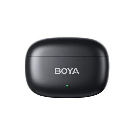 BOYA Mini - Ultrakompakt 2,4 GHz-es vezeték nélküli mikrofon Lightning csatlakozóval 2 adó + 1 vevő Fekete BOYA Mini - Ultrakompakt 2,4 GHz-es vezeték nélküli mikrofon Lightning csatlakozóval 2 adó + 1 vevő Fekete