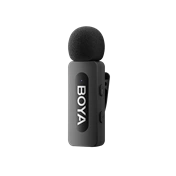 BOYA V Series vezeték nélküli mikrofon USB-C csatlakozós eszközökhöz, 2 adó + 1 vevő BOYA V Series vezeték nélküli mikrofon USB-C csatlakozós eszközökhöz, 2 adó + 1 vevő
