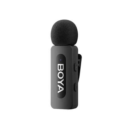 BOYA V Series vezeték nélküli mikrofon USB-C csatlakozós eszközökhöz, 2 adó + 1 vevő BOYA V Series vezeték nélküli mikrofon USB-C csatlakozós eszközökhöz, 2 adó + 1 vevő