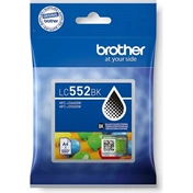 BROTHER Tintapatron LC552XLBK, Szuper nagy töltetű - 3000 oldal, Fekete