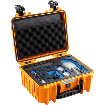 B&W Case type 3000 for DJI Mavic Air 2 / Air 2S orange