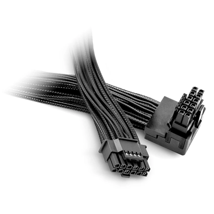 Be Quiet! Kábel - 2X6PIN / 12VHPWR 90° CABLE PCI-E 5.0 táp kábel