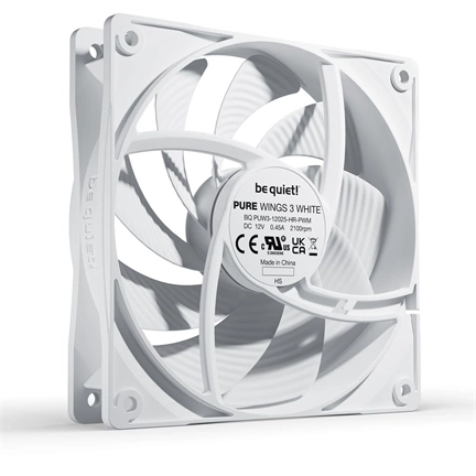 Be Quiet! PURE WINGS 3 120mm PWM High-speed (BL111) - fehér
