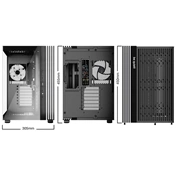 Be Quiet! Számítógépház - LIGHT BASE 600 LX Black (ATX, edzett üveg oldallap, fekete) Be Quiet! Számítógépház - LIGHT BASE 600 LX Black (ATX, edzett üveg oldallap, fekete)