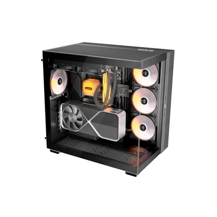 Be Quiet! Számítógépház - LIGHT BASE 600 LX Black (ATX, edzett üveg oldallap, fekete) Be Quiet! Számítógépház - LIGHT BASE 600 LX Black (ATX, edzett üveg oldallap, fekete)