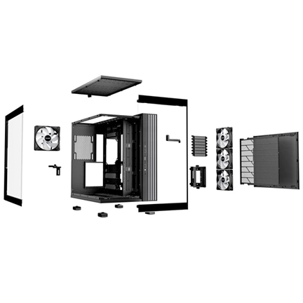 Be Quiet! Számítógépház - LIGHT BASE 600 LX Black (ATX, edzett üveg oldallap, fekete) Be Quiet! Számítógépház - LIGHT BASE 600 LX Black (ATX, edzett üveg oldallap, fekete)