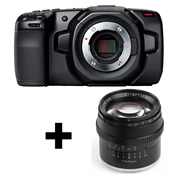 Blackmagic Design Pocket Cinema Camera 4K + TTartisan APS-C 50mm F1.2 m4/3 Blackmagic Design Pocket Cinema Camera 4K + TTartisan APS-C 50mm F1.2 m4/3
