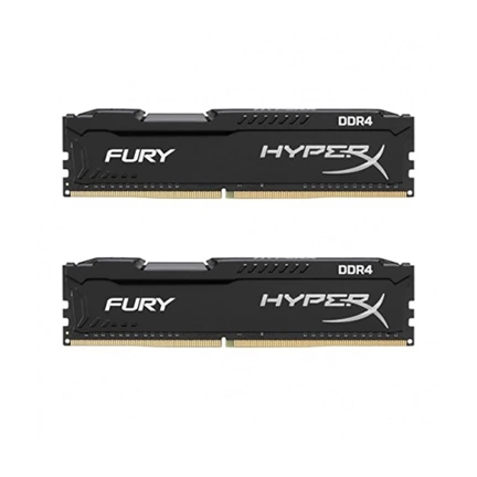 Bontott DDR4 32GB 2666MHz Kingston HyperX Fury (rev.3) Black CL16 KIT2
