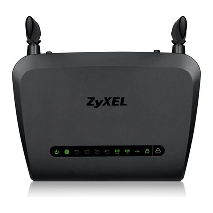 Bontott NET Zyxel NBG6515 Wi-Fi Router Dual-Band fekete