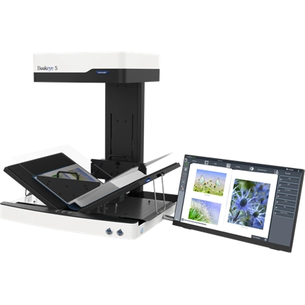 Bookeye 5 V2 Automatic, A2+, 600dpi, V-Book Cradle autom. V-Glass Plate, 21" Touch, FC-Warranty Bookeye 5 V2 Automatic, A2+, 600dpi, V-Book Cradle autom. V-Glass Plate, 21" Touch, FC-Warranty